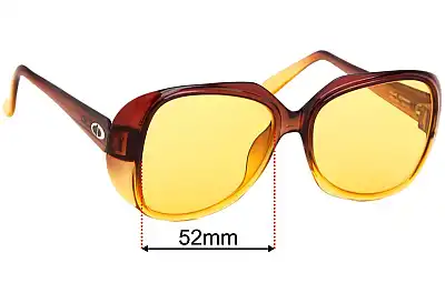Christian Dior 2033 Replacement Lenses 52mm wide 