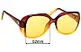 Sunglass Fix Replacement Lenses for Christian Dior 2033 - 52mm Wide 