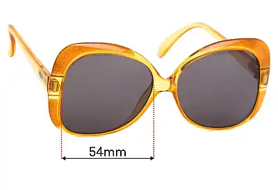 Christian Dior 2241 Replacement Lenses 54mm wide 