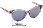 Sunglass Fix Replacement Lenses for Christian Dior Diorama7 - 52mm Wide 