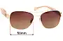 Sunglass Fix Ersatzgläser für Coach HC7064 - 56mm Wide 