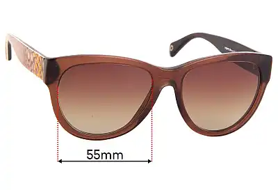 Coach HC8045 Joelle Replacement Lenses 55mm wide 