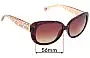 Sunglass Fix Replacement Lenses for Coach HC8076 Laurin - 56mm Wide 
