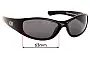 Sunglass Fix Lentes de Repuesto para Dirty Dog Buzzer - 63mm Wide 