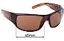 Sunglass Fix Replacement Lenses for Dirty Dog Snouter - 65mm Wide 