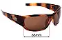 Sunglass Fix Lentes de Repuesto para Dirty Dog Sythe - 63mm Wide 