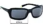 Sunglass Fix Ersatzgläser für DKNY DY4002 - 62mm Wide 