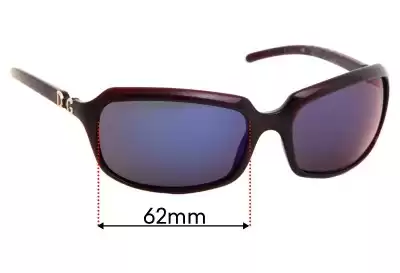 Dolce & Gabbana DD2192 Replacement Lenses 62mm wide 