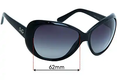 Dolce & Gabbana DD8081 Lentes de Repuesto 62mm wide 