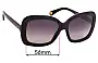 Sunglass Fix Lentes de Repuesto para Dolce & Gabbana DG3047 - 56mm Wide 