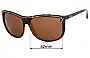 Sunglass Fix Verres de Remplacement pour Dolce & Gabbana DG8059 - 62mm Wide 