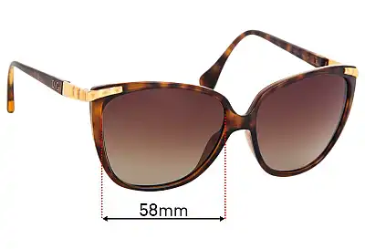Dolce & Gabbana DG8096 Lentes de Repuesto 58mm wide 