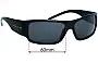 Sunglass Fix Lentes de Repuesto para Dolce & Gabbana Unknown Model - 60mm Wide 