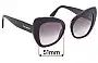 Sunglass Fix Lentes de Repuesto para Dolce & Gabbana DG4319 - 51mm Wide 