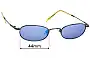 Sunglass Fix Replacement Lenses for Easytwist ET657 - 44mm Wide 