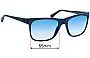 Sunglass Fix Verres de Remplacement pour Emporio Armani EA4002 - 55mm Wide 