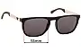 Sunglass Fix Lentes de Repuesto para Emporio Armani EA4114 - 55mm Wide 
