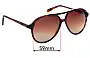 Sunglass Fix Replacement Lenses for Eye Buy Direct Jakarta - 59mm Wide 