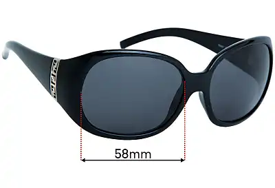 Fendi FS 354 Replacement Lenses 58mm wide 