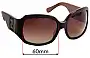 Sunglass Fix Lentes de Repuesto para Fendi FS 5033 - 60mm Wide 