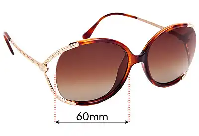 Fendi FS 5174 Replacement Lenses 60mm wide 