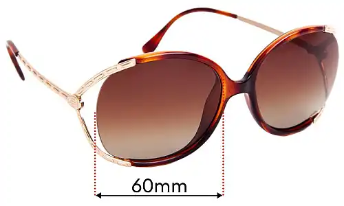 Sunglass Fix Lentes de Repuesto para Fendi FS 5174 - 60mm Wide 
