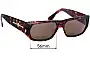 Sunglass Fix Replacement Lenses for Florence Design Linea Pitti MOD 409 - 56mm Wide 