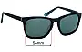 Sunglass Fix Replacement Lenses for Specsavers FH Sun Rx 03 - 56mm Wide 