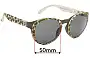 Sunglass Fix Replacement Lenses for Fullspot O Sun - 50mm Wide 
