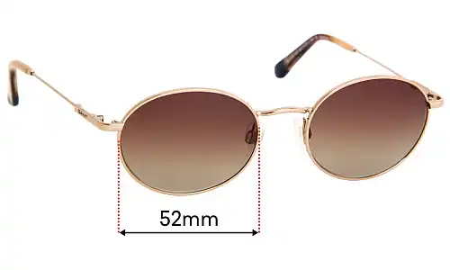 Sunglass Fix Replacement Lenses for Gant GA7114-1 Sun Rx - 52mm Wide Sunglass Fix Replacement Lenses for Gant GA7114-1 Sun Rx - 52mm Wide