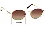 Sunglass Fix Replacement Lenses for Gant GA7114-1 Sun Rx - 52mm Wide 