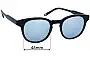 Sunglass Fix Lentes de Repuesto para Garrett Leight Warren - 46mm Wide 