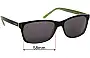 Sunglass Fix Replacement Lenses for Genesis Gdansk - 58mm Wide 