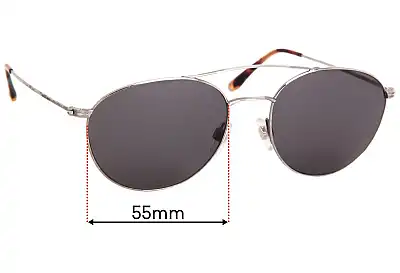 Giorgio Armani Unknown Replacement Lenses 55mm wide 