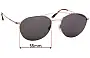 Sunglass Fix Ersatzgläser für Giorgio Armani Unknown - 55mm Wide 