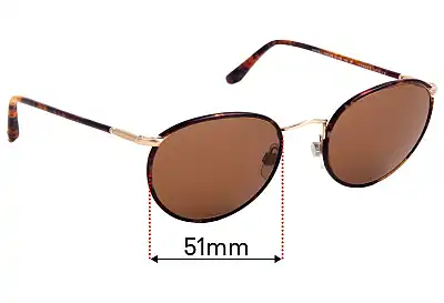 Giorgio Armani AR 6016-J Replacement Lenses 51mm wide 