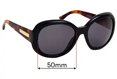 Giorgio Armani AR 8001 Replacement Lenses 56mm wide 