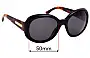 Sunglass Fix Ersatzgläser für Giorgio Armani AR 8001 - 56mm Wide 