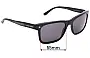 Sunglass Fix Replacement Lenses for Giorgio Armani AR 8028 - 55mm Wide 