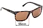 Sunglass Fix Ersatzgläser für Giorgio Armani AR 8049 - 55mm Wide 