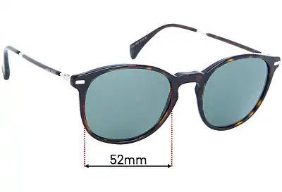 Giorgio Armani GA 858/S Replacement Lenses 52mm wide 