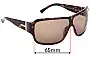 Sunglass Fix Replacement Lenses for Gucci GG1544/S - 65mm Wide 