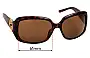 Sunglass Fix Replacement Lenses for Gucci GG3164/S - 61mm Wide 