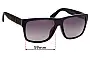 Sunglass Fix Lentes de Repuesto para Gucci GG1124/F/S - 59mm Wide 