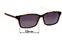 Sunglass Fix Replacement Lenses for Gucci Unknown Model - 53mm Wide 