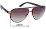 Sunglass Fix Replacement Lenses for Gucci Unknown Model - 63mm Wide 
