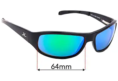 Hobie Napa Replacement Lenses 64mm wide 