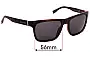 Sunglass Fix Lentes de Repuesto para Hugo Boss 0727/S - 56mm Wide 