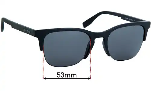 Sunglass Fix Lentes de Repuesto para Hugo Boss BO 0290/S - 53mm Wide 