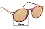 Sunglass Fix Verres de Remplacement pour Hugo Boss By Carrera 5160 Large - 55mm Wide 